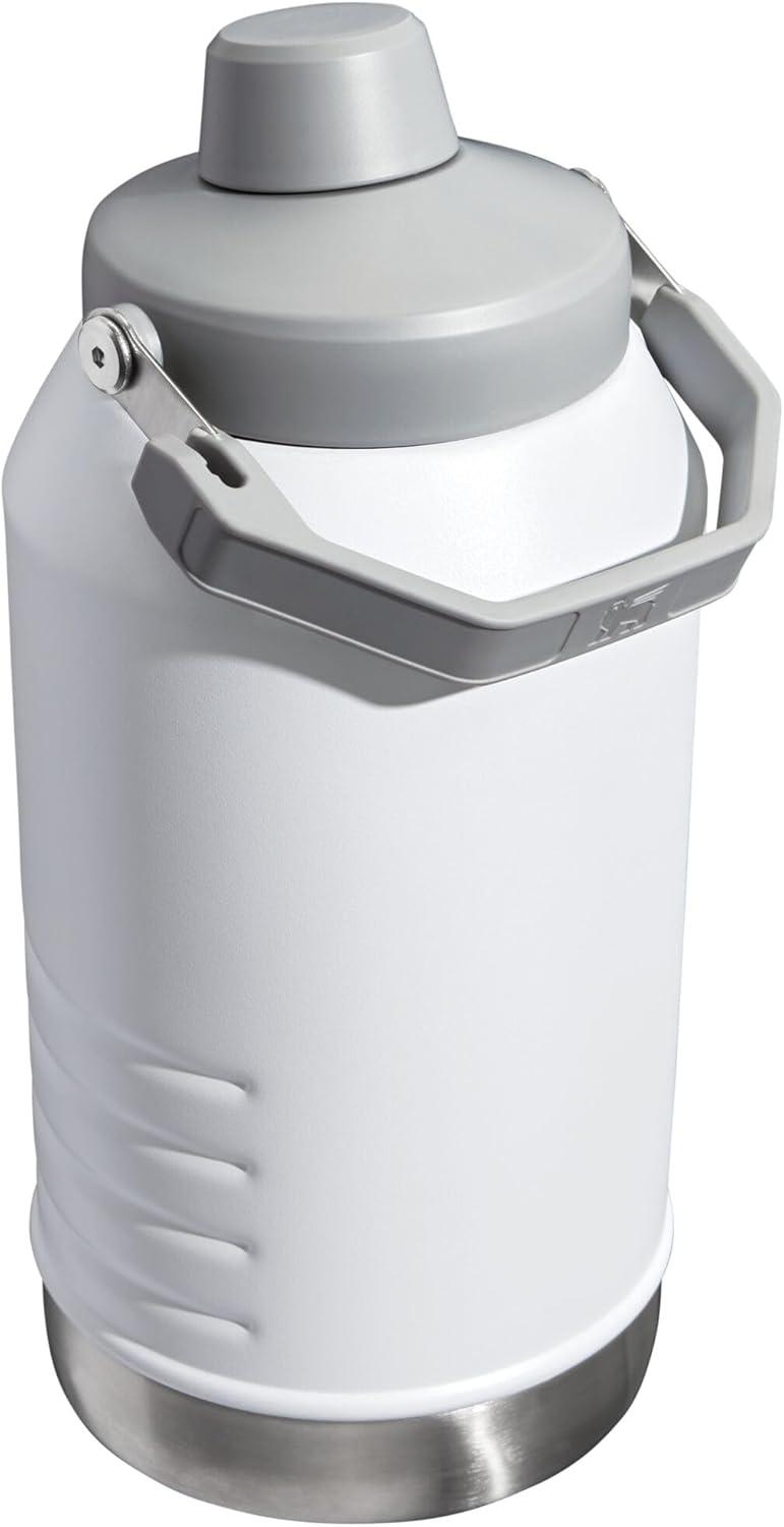 imageStanley IceFlow Fast Flow Jug with Handle 64 oz Twist On Angled Spout Lid Leakproof for Travel and Sports Insulated Stainless Steel BPAFree BlackPolar