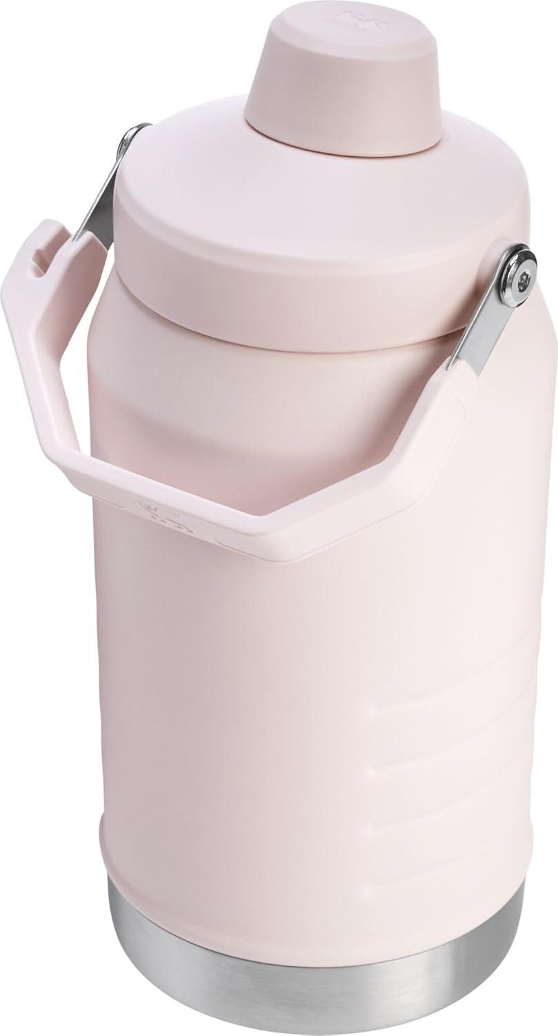 imageStanley IceFlow Fast Flow Jug with Handle 64 oz Twist On Angled Spout Lid Leakproof for Travel and Sports Insulated Stainless Steel BPAFree BlackRose Quartz 20