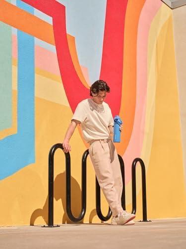 imageStanley IceFlow Fast Flow Water Bottle 36 oz Angled Spout Lid Lightweight and Leakproof for Travel and Sports Insulated Stainless Steel BPAFree Black 20