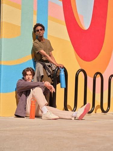 imageStanley IceFlow Fast Flow Water Bottle 36 oz Angled Spout Lid Lightweight and Leakproof for Travel and Sports Insulated Stainless Steel BPAFree Black 20