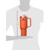 STANLEY Quencher H2.0 Tumbler with Handle and Straw 40 oz | Flowstate 3-Position Lid | Cup Holder Compatible for Travel | Insulated Stainless Steel Cup | BPA-Free | Tigerlily Plum