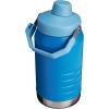 Stanley IceFlow Fast Flow Jug with Handle 64 oz | Twist On Angled Spout Lid | Leakproof for Travel and Sports | Insulated Stainless Steel | BPA-Free | Black(Azure)