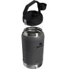 Stanley IceFlow Fast Flow Jug with Handle 64 oz | Twist On Angled Spout Lid | Leakproof for Travel and Sports | Insulated Stainless Steel | BPA-Free | Black(Charcoal)
