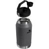 Stanley IceFlow Fast Flow Jug with Handle 64 oz | Twist On Angled Spout Lid | Leakproof for Travel and Sports | Insulated Stainless Steel | BPA-Free | Black(Charcoal)