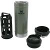 Stanley Travel Mug with Integrated French Press 16 oz | 5 Minute Brew, 4 Hours Hot,Leakproof Lid | Mesh Filter for Coffee Grounds | Insulated Stainless Steel Coffee Maker | BPA-Free | Hammertone Green(Hammertone Green)