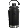 Stanley IceFlow Fast Flow Jug with Handle 64 oz | Twist On Angled Spout Lid | Leakproof for Travel and Sports | Insulated Stainless Steel | BPA-Free | Black(Black 2.0)