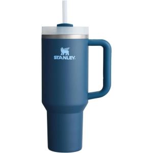 STANLEY Quencher H2.0 Tumbler with Handle and Straw 40 oz | Flowstate 3-Position Lid | Cup Holder Compatible for Travel | Insulated Stainless Steel Cup | BPA-Free | Stargaze