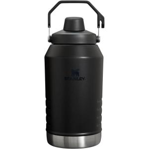 Stanley IceFlow Fast Flow Jug with Handle 64 oz | Twist On Angled Spout Lid | Leakproof for Travel and Sports | Insulated Stainless Steel | BPA-Free | Black(Black 2.0)