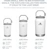 Stanley IceFlow 2.0 Flip Straw Jug with Handle 40 oz | Twist On Lid and Flip Up Straw | Leakproof for Travel and Sports | Insulated Stainless Steel |BPA-Free | Lilac