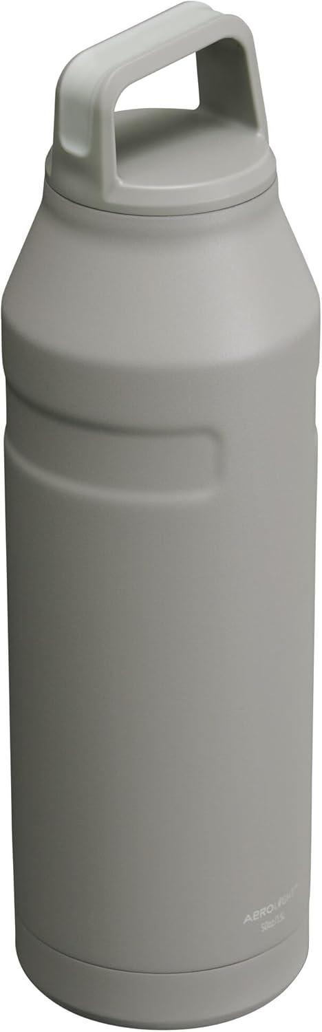 imageStanley IceFlow Cap and Carry Water Bottle Wide Mouth Twist Lid Lightweight amp Leakproof for Travel amp Sports Insulated Stainless Steel BPAFreeAsh