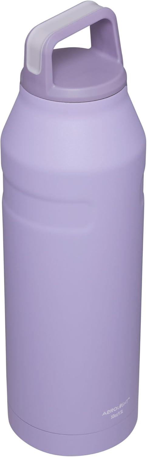 imageStanley IceFlow Cap and Carry Water Bottle Wide Mouth Twist Lid Lightweight amp Leakproof for Travel amp Sports Insulated Stainless Steel BPAFreeLavender