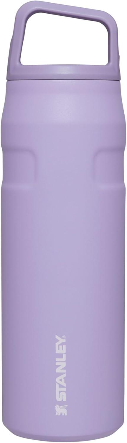 imageStanley IceFlow Cap and Carry Water Bottle Wide Mouth Twist Lid Lightweight amp Leakproof for Travel amp Sports Insulated Stainless Steel BPAFreeLavender