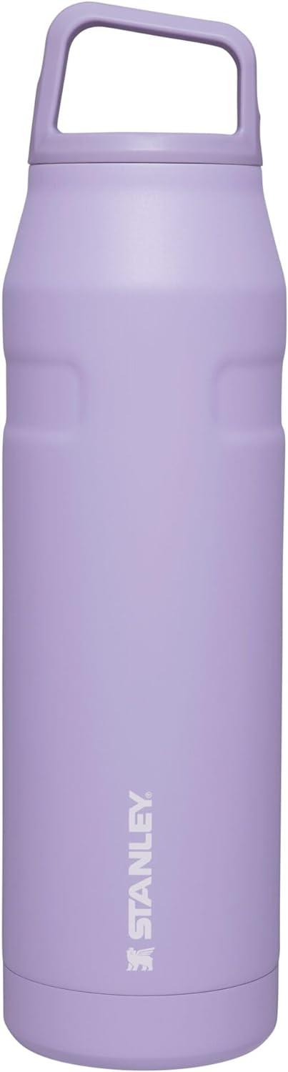 imageStanley IceFlow Cap and Carry Water Bottle Wide Mouth Twist Lid Lightweight amp Leakproof for Travel amp Sports Insulated Stainless Steel BPAFreeLavender