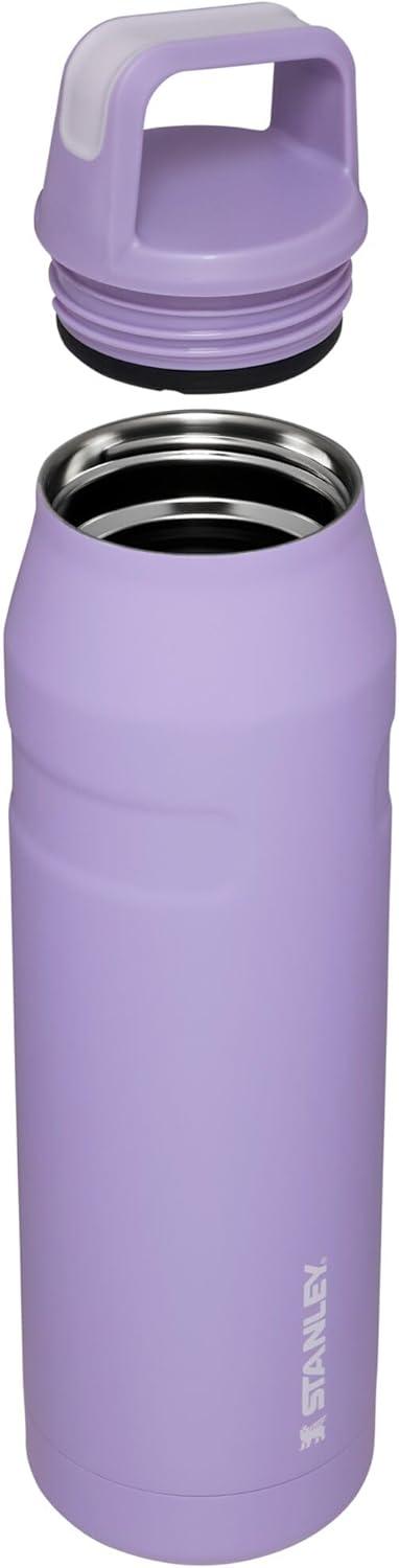 imageStanley IceFlow Cap and Carry Water Bottle Wide Mouth Twist Lid Lightweight amp Leakproof for Travel amp Sports Insulated Stainless Steel BPAFreeLavender