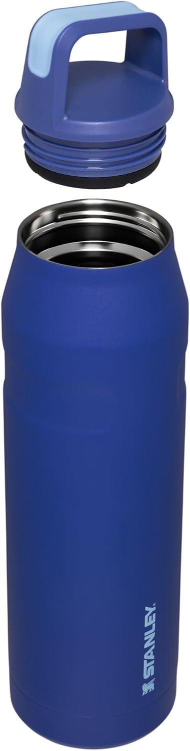 imageStanley IceFlow Cap and Carry Water Bottle Wide Mouth Twist Lid Lightweight amp Leakproof for Travel amp Sports Insulated Stainless Steel BPAFreeLapis