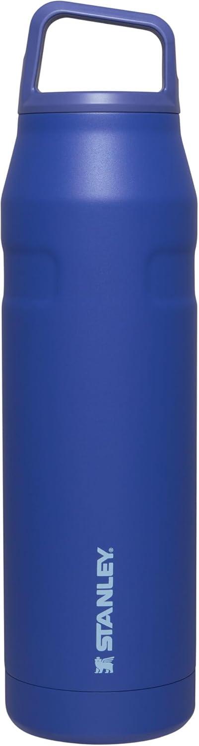 imageStanley IceFlow Cap and Carry Water Bottle Wide Mouth Twist Lid Lightweight amp Leakproof for Travel amp Sports Insulated Stainless Steel BPAFreeLapis