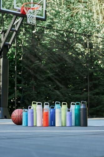 imageStanley IceFlow Cap and Carry Water Bottle Wide Mouth Twist Lid Lightweight amp Leakproof for Travel amp Sports Insulated Stainless Steel BPAFreeLavender