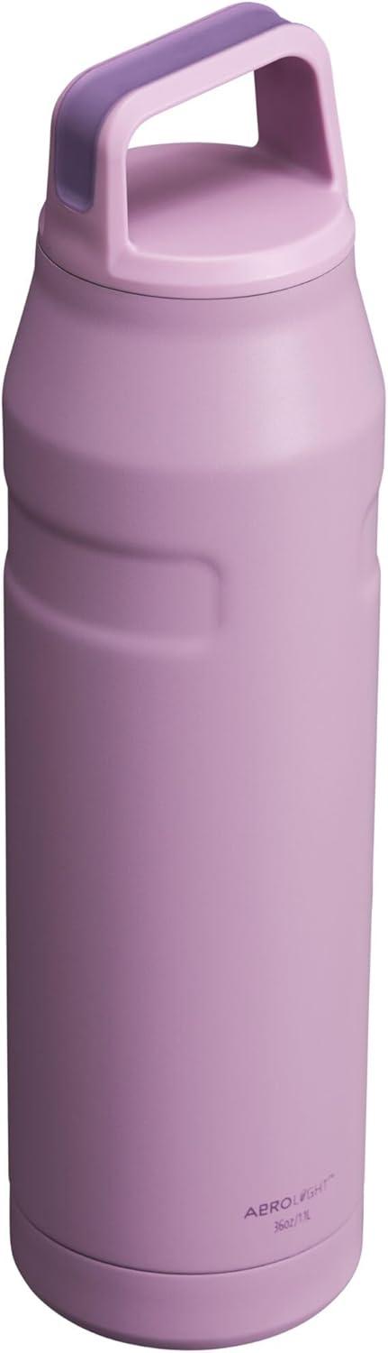 imageStanley IceFlow Cap and Carry Water Bottle Wide Mouth Twist Lid Lightweight amp Leakproof for Travel amp Sports Insulated Stainless Steel BPAFreeLilac
