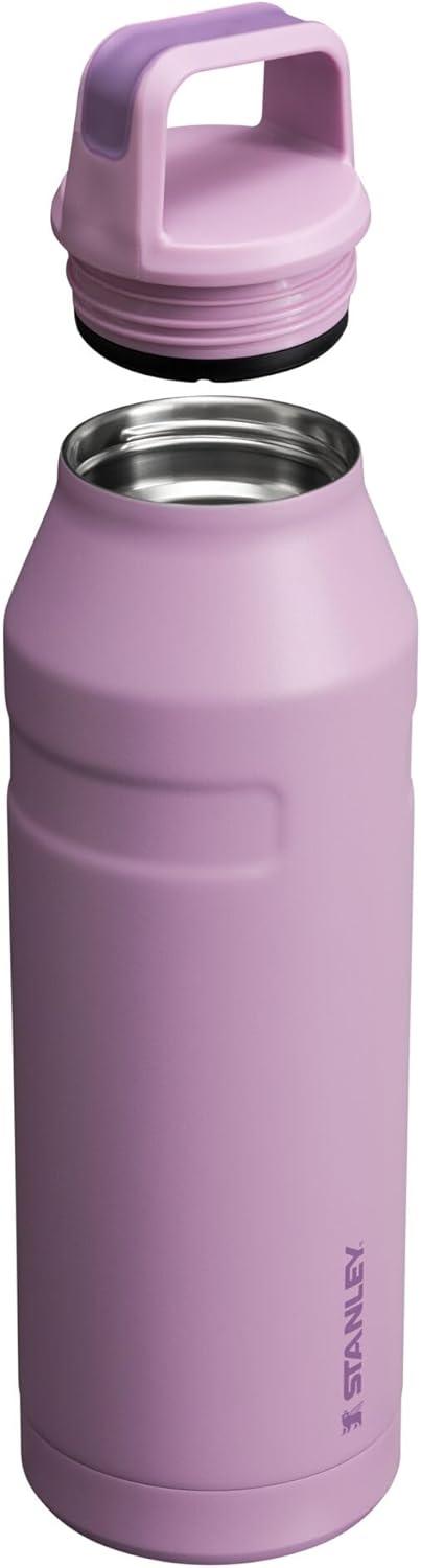 imageStanley IceFlow Cap and Carry Water Bottle Wide Mouth Twist Lid Lightweight amp Leakproof for Travel amp Sports Insulated Stainless Steel BPAFreeLilac