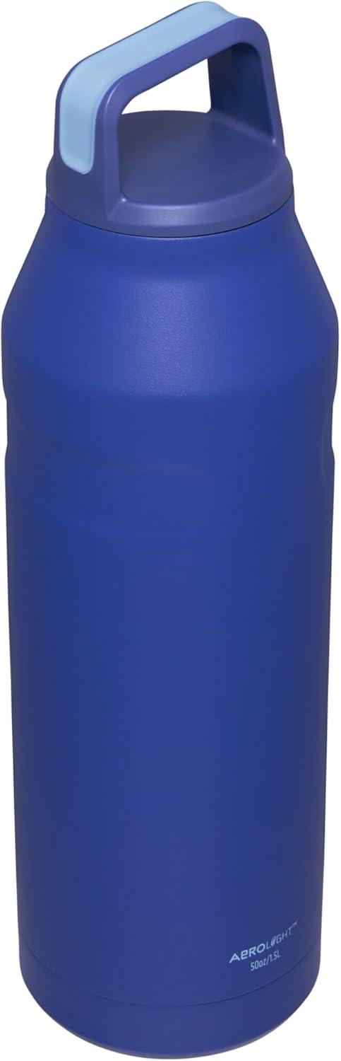 imageStanley IceFlow Cap and Carry Water Bottle Wide Mouth Twist Lid Lightweight amp Leakproof for Travel amp Sports Insulated Stainless Steel BPAFreeLapis