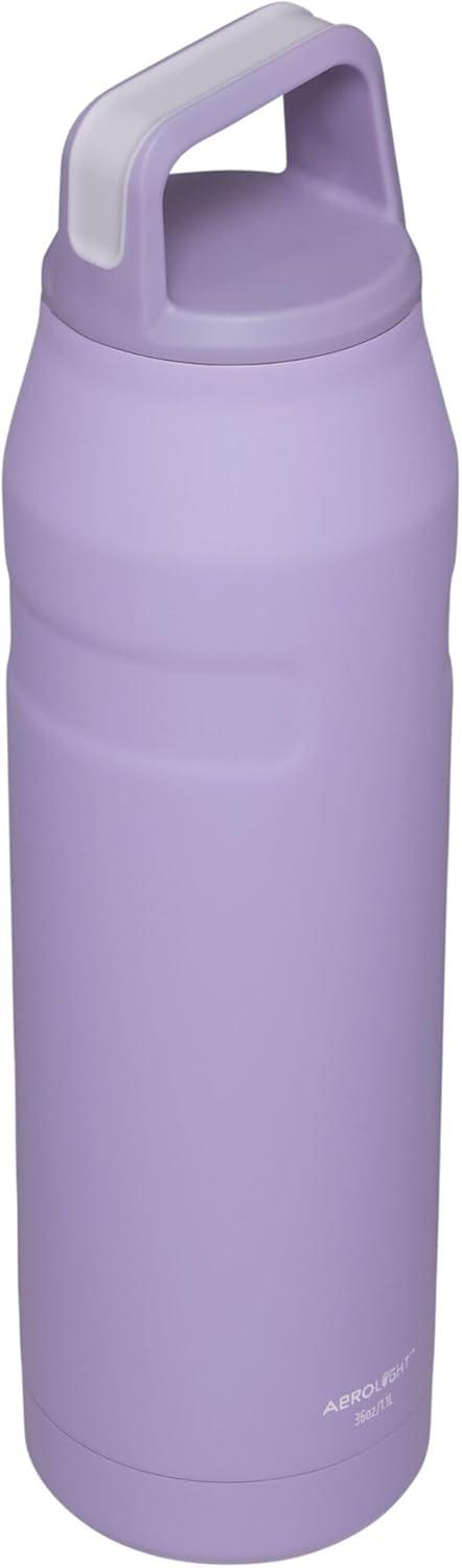 imageStanley IceFlow Cap and Carry Water Bottle Wide Mouth Twist Lid Lightweight amp Leakproof for Travel amp Sports Insulated Stainless Steel BPAFreeLavender