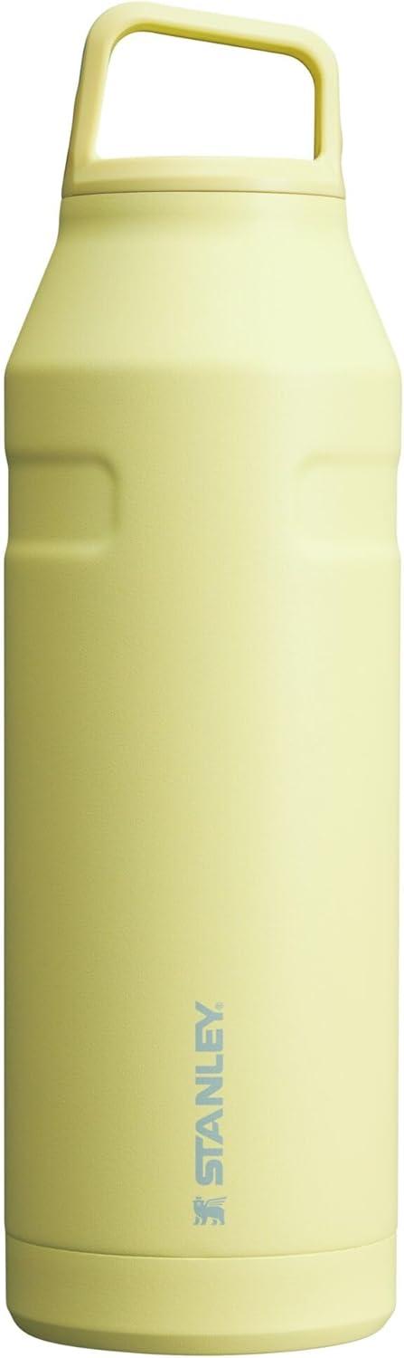 imageStanley IceFlow Cap and Carry Water Bottle Wide Mouth Twist Lid Lightweight amp Leakproof for Travel amp Sports Insulated Stainless Steel BPAFreePomelo