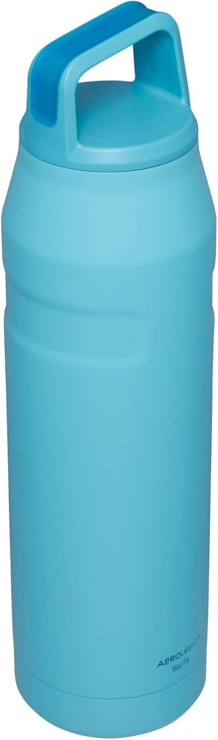 imageStanley IceFlow Cap and Carry Water Bottle Wide Mouth Twist Lid Lightweight amp Leakproof for Travel amp Sports Insulated Stainless Steel BPAFreePool