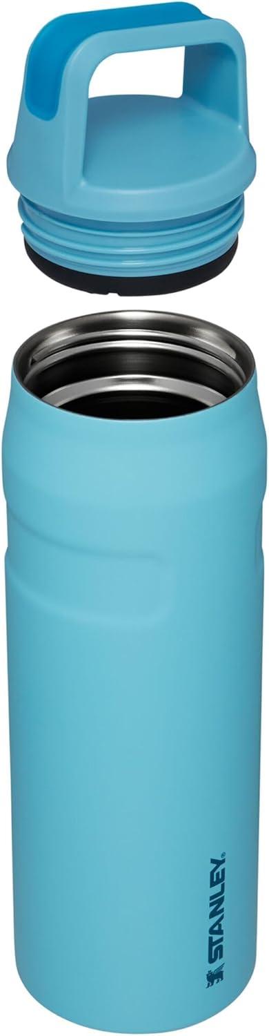 imageStanley IceFlow Cap and Carry Water Bottle Wide Mouth Twist Lid Lightweight amp Leakproof for Travel amp Sports Insulated Stainless Steel BPAFreePool