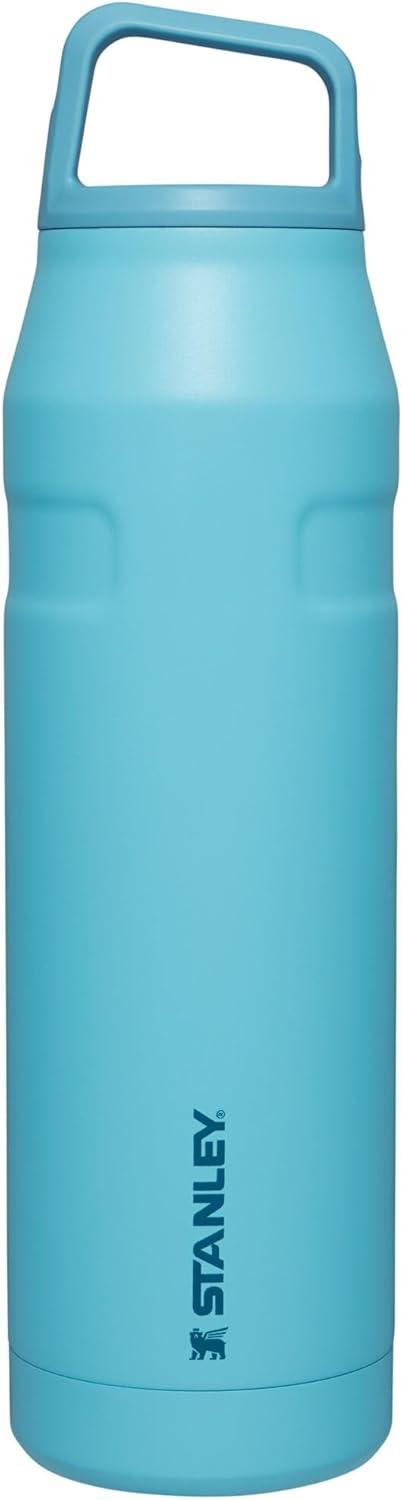 imageStanley IceFlow Cap and Carry Water Bottle Wide Mouth Twist Lid Lightweight amp Leakproof for Travel amp Sports Insulated Stainless Steel BPAFreePool
