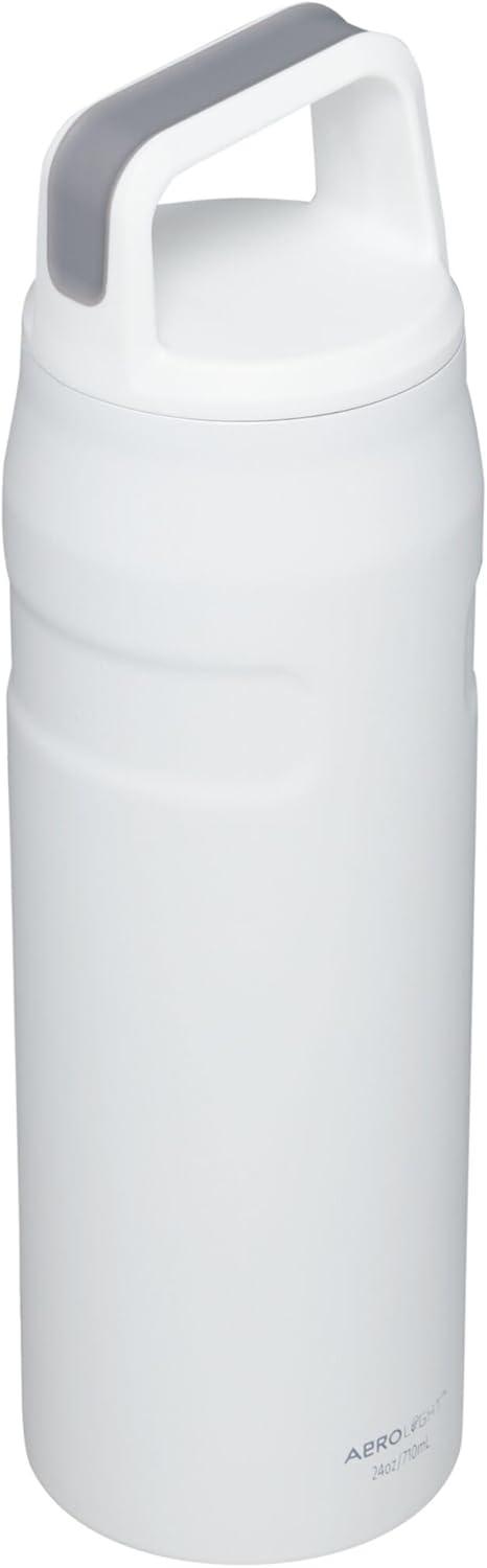 imageStanley IceFlow Cap and Carry Water Bottle Wide Mouth Twist Lid Lightweight amp Leakproof for Travel amp Sports Insulated Stainless Steel BPAFreePolar