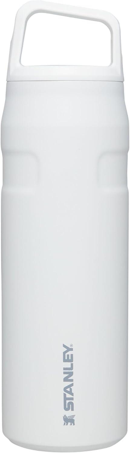 imageStanley IceFlow Cap and Carry Water Bottle Wide Mouth Twist Lid Lightweight amp Leakproof for Travel amp Sports Insulated Stainless Steel BPAFreePolar