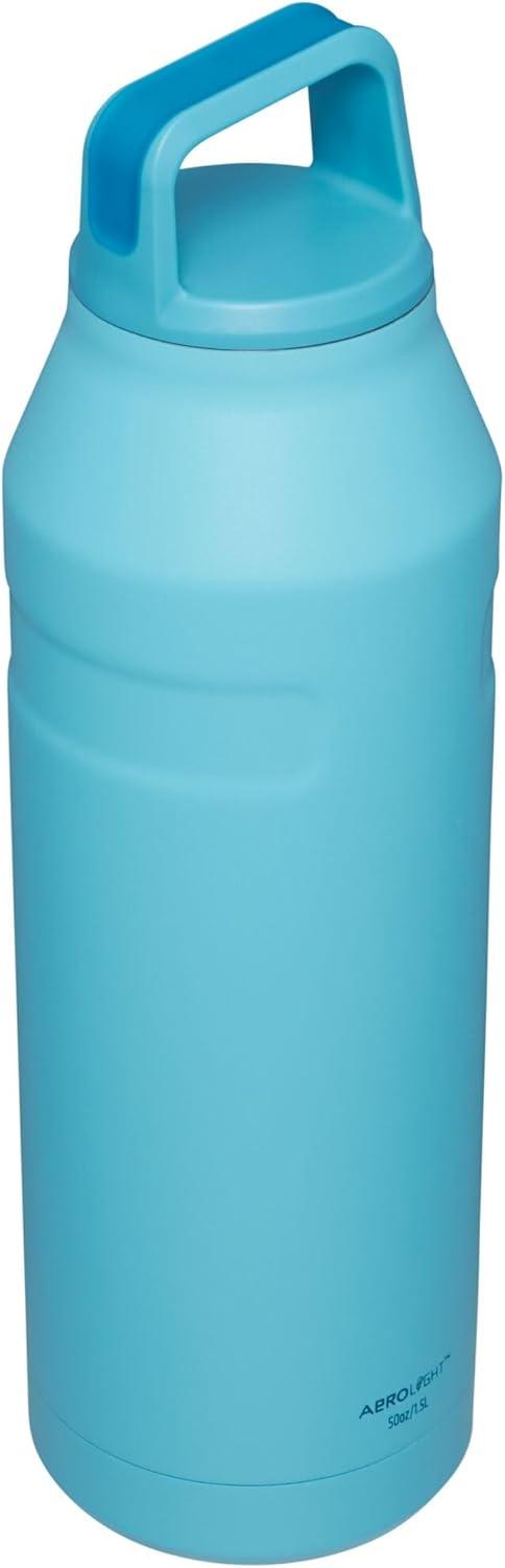 imageStanley IceFlow Cap and Carry Water Bottle Wide Mouth Twist Lid Lightweight amp Leakproof for Travel amp Sports Insulated Stainless Steel BPAFreePool