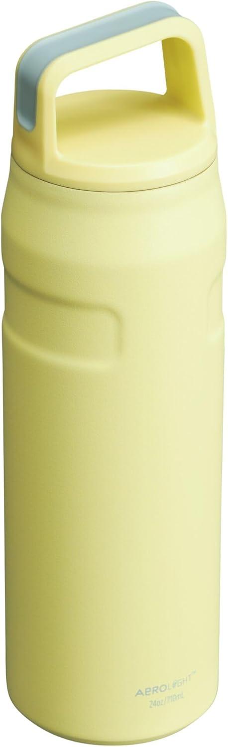 imageStanley IceFlow Cap and Carry Water Bottle Wide Mouth Twist Lid Lightweight amp Leakproof for Travel amp Sports Insulated Stainless Steel BPAFreePomelo