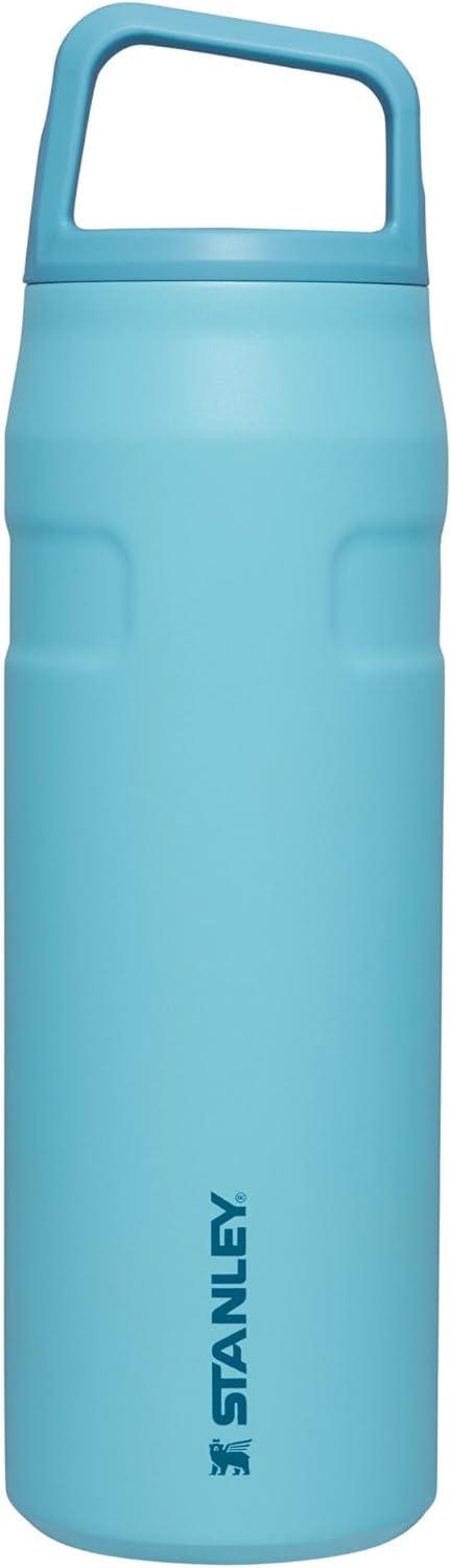 imageStanley IceFlow Cap and Carry Water Bottle Wide Mouth Twist Lid Lightweight amp Leakproof for Travel amp Sports Insulated Stainless Steel BPAFreePool