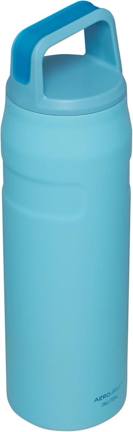 imageStanley IceFlow Cap and Carry Water Bottle Wide Mouth Twist Lid Lightweight amp Leakproof for Travel amp Sports Insulated Stainless Steel BPAFreePool