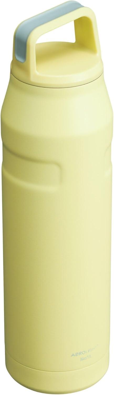 imageStanley IceFlow Cap and Carry Water Bottle Wide Mouth Twist Lid Lightweight amp Leakproof for Travel amp Sports Insulated Stainless Steel BPAFreePomelo