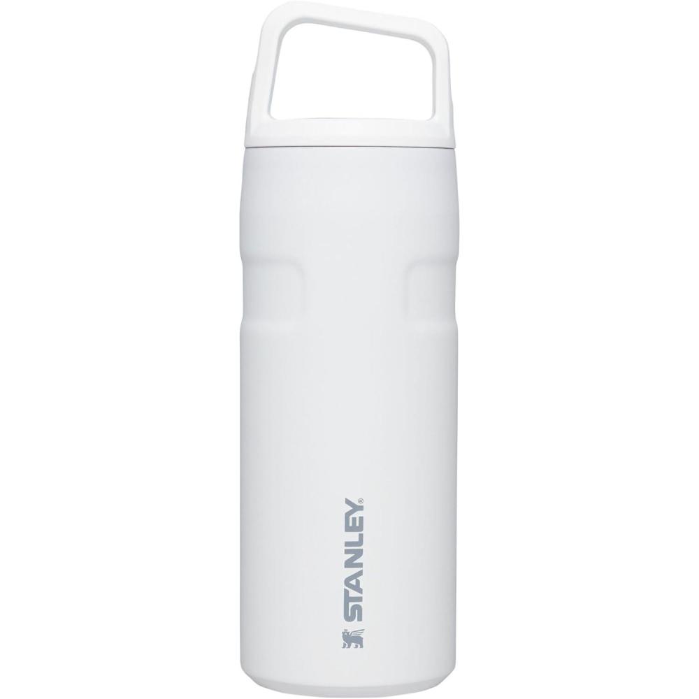 imageStanley IceFlow Cap and Carry Water Bottle Wide Mouth Twist Lid Lightweight amp Leakproof for Travel amp Sports Insulated Stainless Steel BPAFreePolar