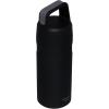 Stanley IceFlow Cap and Carry Water Bottle | Wide Mouth Twist Lid | Lightweight & Leakproof for Travel & Sports | Insulated Stainless Steel | BPA-Free(Black Glimmer)