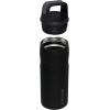 Stanley IceFlow Cap and Carry Water Bottle | Wide Mouth Twist Lid | Lightweight & Leakproof for Travel & Sports | Insulated Stainless Steel | BPA-Free(Black)