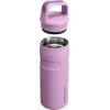 Stanley IceFlow Cap and Carry Water Bottle | Wide Mouth Twist Lid | Lightweight & Leakproof for Travel & Sports | Insulated Stainless Steel | BPA-Free(Lilac)
