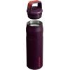 Stanley IceFlow Cap and Carry Water Bottle | Wide Mouth Twist Lid | Lightweight & Leakproof for Travel & Sports | Insulated Stainless Steel | BPA-Free(Plum)