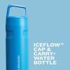 Stanley IceFlow Cap and Carry Water Bottle | Wide Mouth Twist Lid | Lightweight & Leakproof for Travel & Sports | Insulated Stainless Steel | BPA-Free(Tigerlily Plum)