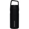 Stanley IceFlow Cap and Carry Water Bottle | Wide Mouth Twist Lid | Lightweight & Leakproof for Travel & Sports | Insulated Stainless Steel | BPA-Free(Black Glimmer)