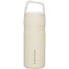 Stanley IceFlow Cap and Carry Water Bottle | Wide Mouth Twist Lid | Lightweight & Leakproof for Travel & Sports | Insulated Stainless Steel | BPA-Free(Cream Glimmer)