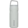 Stanley IceFlow Cap and Carry Water Bottle | Wide Mouth Twist Lid | Lightweight & Leakproof for Travel & Sports | Insulated Stainless Steel | BPA-Free(Fog Glimmer)