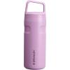 Stanley IceFlow Cap and Carry Water Bottle | Wide Mouth Twist Lid | Lightweight & Leakproof for Travel & Sports | Insulated Stainless Steel | BPA-Free(Lilac)