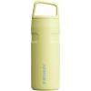 Stanley IceFlow Cap and Carry Water Bottle | Wide Mouth Twist Lid | Lightweight & Leakproof for Travel & Sports | Insulated Stainless Steel | BPA-Free(Pomelo)