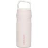 Stanley IceFlow Cap and Carry Water Bottle | Wide Mouth Twist Lid | Lightweight & Leakproof for Travel & Sports | Insulated Stainless Steel | BPA-Free(Rose Quartz Glimmer)