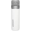 Stanley Quick Flip GO Water Bottle 24 oz | Push Button Lid | Leakproof and Packable for Travel and Sports | Insulated Stainless Steel | BPA-Free | Polar