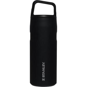 Stanley IceFlow Cap and Carry Water Bottle | Wide Mouth Twist Lid | Lightweight & Leakproof for Travel & Sports | Insulated Stainless Steel | BPA-Free(Black Glimmer)